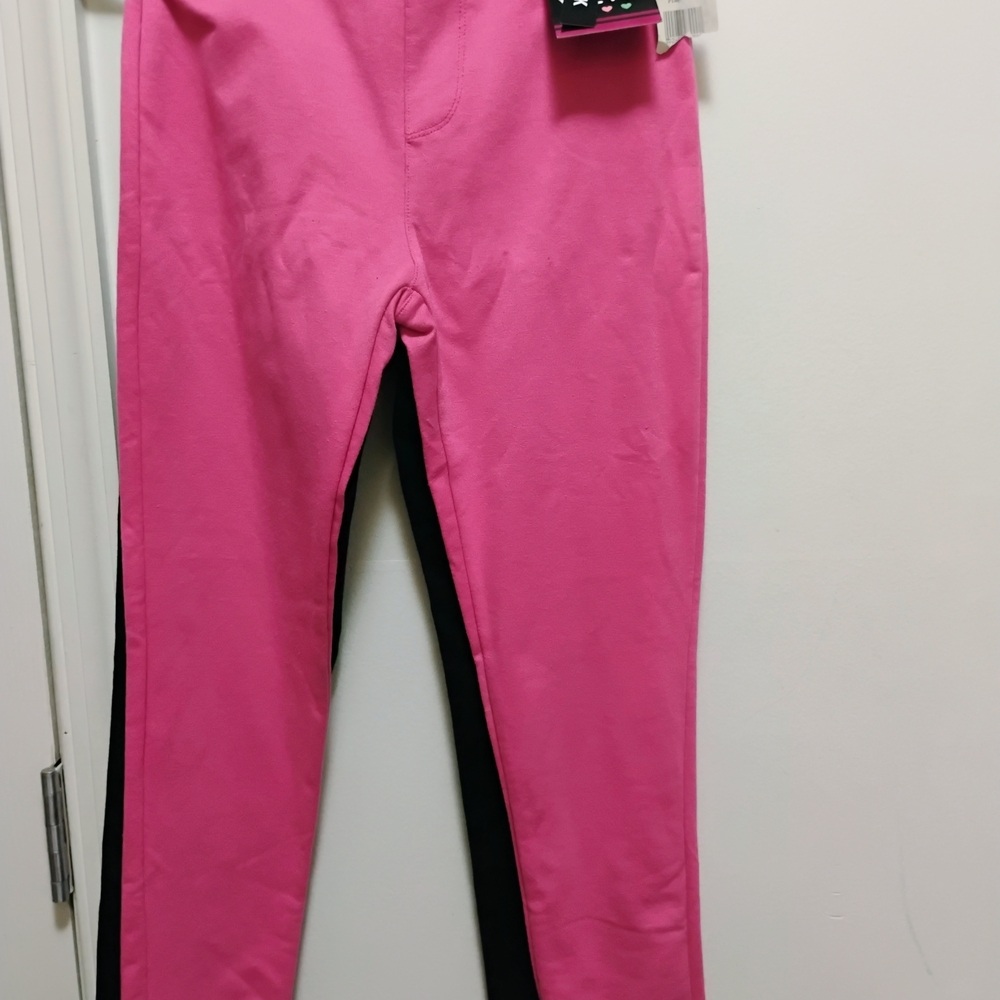 Pink and Black Kids Leggings